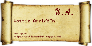 Wottiz Adrián névjegykártya